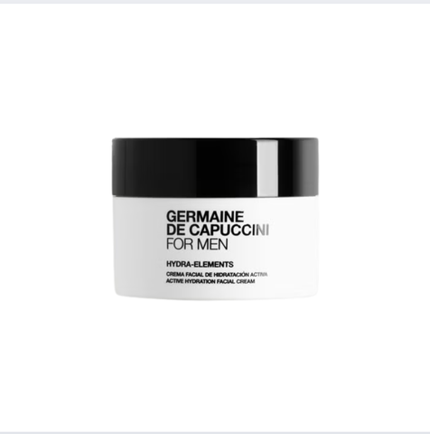 GERMAINE DE CAPUCCINI FOR MEN HYDRA-ELEMENTS: Kem Dưỡng Ẩm Cho Nam Chống Stress, Phục Hồi Da Mệt Mỏi