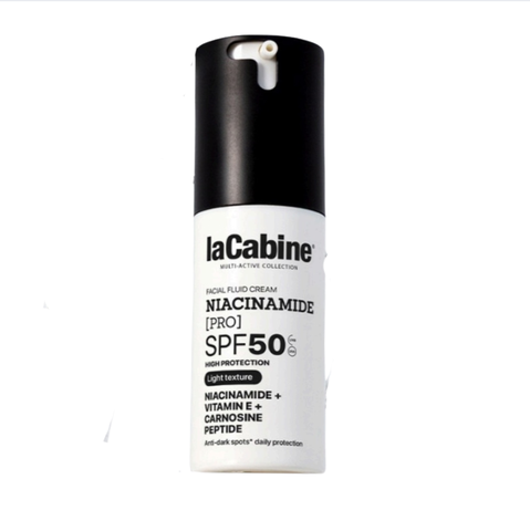 LA CABINE NIACINAMIDE [PRO] SPF50 FLUID SUNSCREEN - Kem Chống Nắng Mờ Thâm Nám, Bảo Vệ Toàn Diện