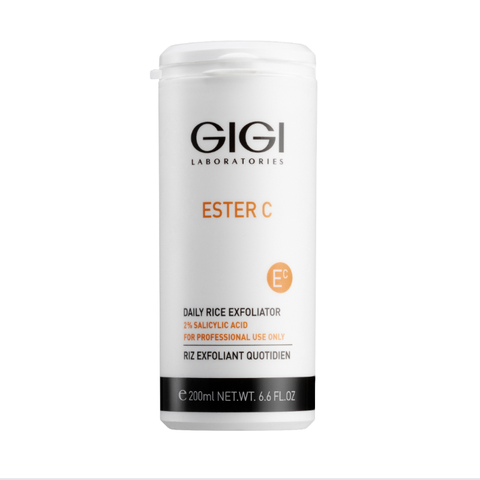 GIGI ESTER C RICE EXFOLIATOR 2% SALICYLIC ACID / BỘT TẨY TẾ BÀO CHẾT ENZYM GẠO GIÚP LÀM SÁNG, LOẠI BỎ TẾ BÀO CHẾT DỊU NHẸ CHO DA 