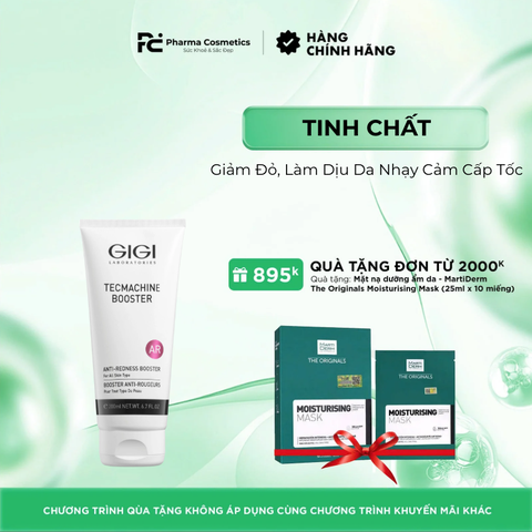 GIGI TECMACHINE TM ANTI REDNESS BOOSTER - Tinh Chất Giảm Đỏ, Làm Dịu Da Nhạy Cảm Cấp Tốc