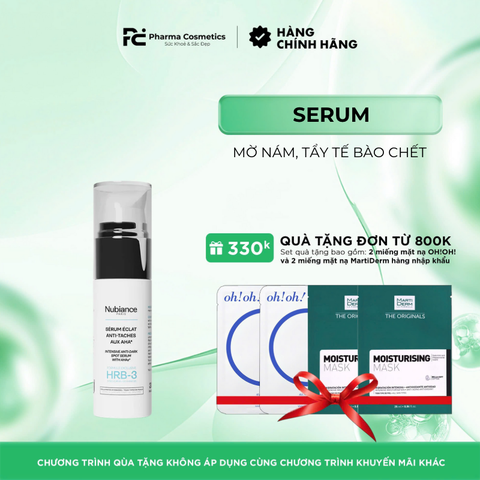 SERUM NUBIANCE HRB-3 ANTI-DARK SPOT SERUM - MỜ NÁM, TẨY TẾ BÀO CHẾT