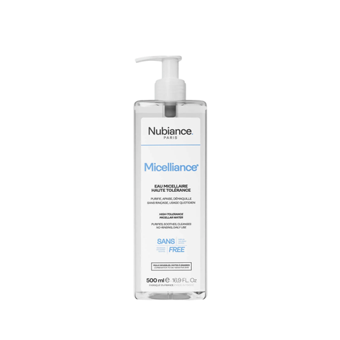 NUBIANCE MICELLIANCE 0% - MICELLAR WATER: Nước Tẩy Trang Dịu Nhẹ Cho Da Nhạy Cảm (500ml)