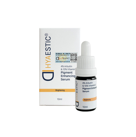 HYAESTIC PIGMENT ENHANCING SERUM: Tinh Chất Trị Nám & Trẻ Hóa Chuyên Sâu Với 4% Arbutin & 10% Vitamin C