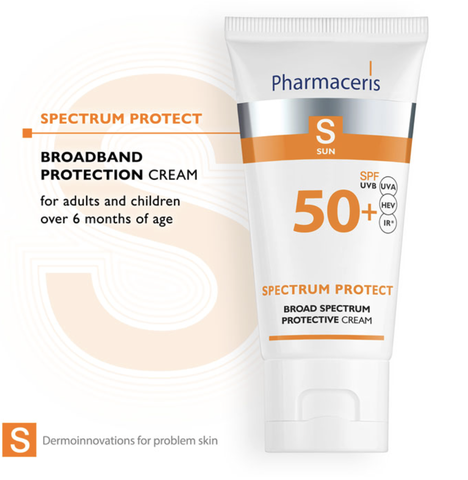 Pharmaceris S Spectrum Protect SPF 50+: Kem Chống Nắng Phổ Rộng Toàn Diện Cho Da Nhạy Cảm & Trẻ Em