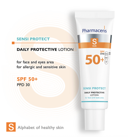 Pharmaceris S Sensi Protect SPF 50+: Sữa Chống Nắng Cho Mặt Và Vùng Mắt Nhạy Cảm