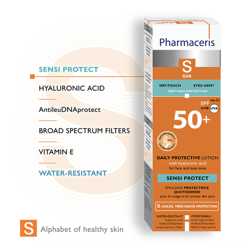Pharmaceris S Sensi Protect SPF 50+: Sữa Chống Nắng Cho Mặt Và Vùng Mắt Nhạy Cảm