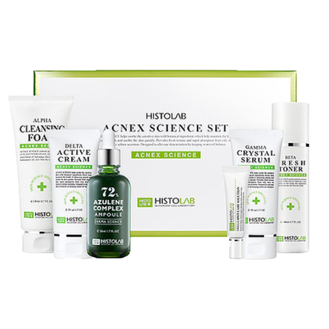 HISTOLAB ACNEX SCIENCE SET / SET DƯỠNG DA DÀNH CHO DA MỤN, KHÁNG VIÊM & GIẢM BÃ NHỜN TẠI NHÀ  