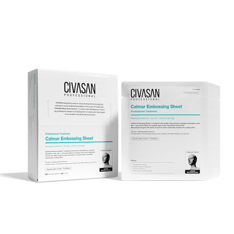 CIVASAN CALMAR EMBOSSING SHEET / MẶT NẠ LÀM DỊU VÀ PHỤC HỒI DA TỨC THÌ 