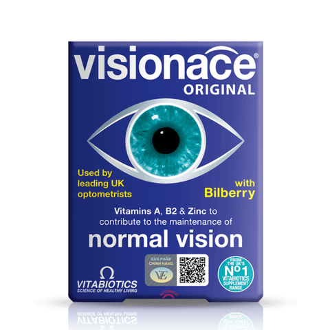VITABIOTICS VISIONACE / VIÊN UỐNG HỖ TRỢ CẢI THIỆN THỊ LỰC VÀ LÃO HOÁ MẮT 