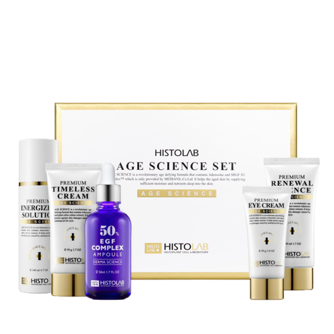 HISTOLAB AGE SCIENCE SET / SET CHỐNG LÃO HÓA TRẺ HÓA DA TẠI NHÀ 