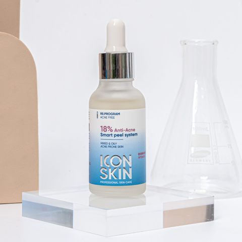 ICON SKIN ANTI - ACNE SMART PEEL SYSTEM 18% / PEEL DA KHÔNG BONG  