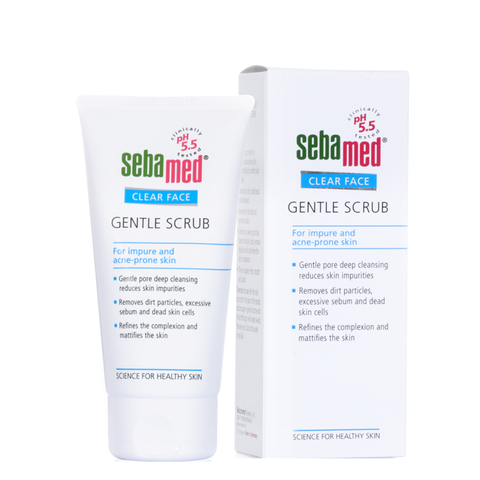 SEBAMED CLEAR FACE GENTLE SCRUB / KEM LÀM SẠCH TẾ BÀO DA 