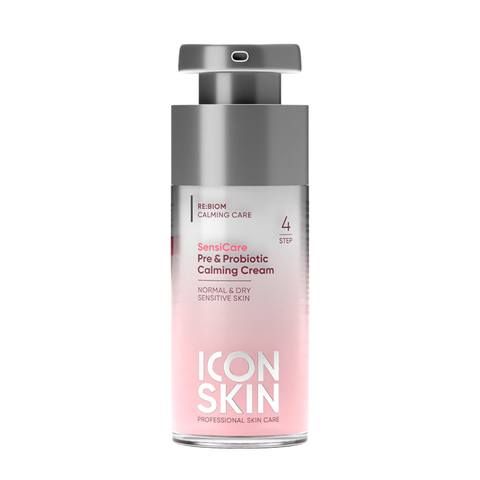 ICON SKIN SENSICARE PRE&PROBIOTIC CALMING CREAM / KEM DƯỠNG LẬP TỨC LÀM ẨM LÀN DA KHÔ NHẠY CẢM VÀ PHỤC HỒI HÀNG RÀO BẢO VỆ, NHANH CHÓNG LOẠI BỎ BONG TRÓC 
