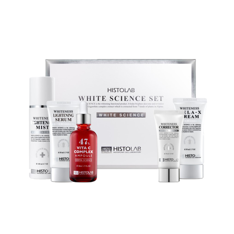 HISTOLAB WHITE SCIENCE SET / BỘ DƯỠNG TRẮNG MỜ THÂM DA TẠI NHÀ