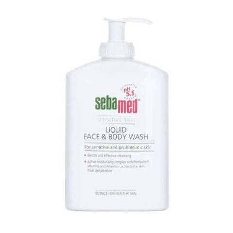 SEBAMED SENSITIVE LIQUID FACE & BODY WASH / SỮA RỬA MẶT & TẮM TOÀN THÂN 