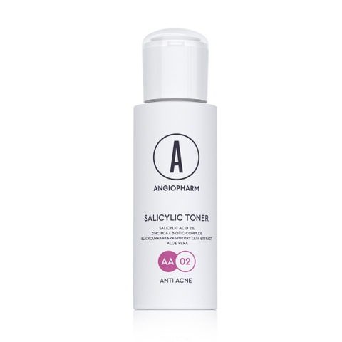ANGIOPHARM Salicylic Toner 100ml – Toner BHA hỗ trợ giảm dầu và làm thông thoáng lỗ chân lông