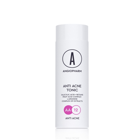 ANGIOPHARM Anti Acne Tonic 200ml – Toner BHA và AHA hỗ trợ giảm bít tắc, điều tiết bã nhờn