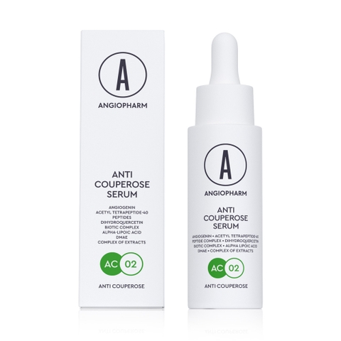 ANGIOPHARM Anti Couperose Serum 30ml – Serum hỗ trợ làm dịu da đỏ và chăm sóc da giãn mao mạch