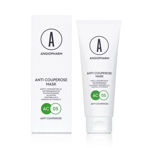 ANGIOPHARM Anti Couperose Mask 75ml – Mặt nạ hỗ trợ làm dịu da đỏ và chăm sóc da giãn mao mạch