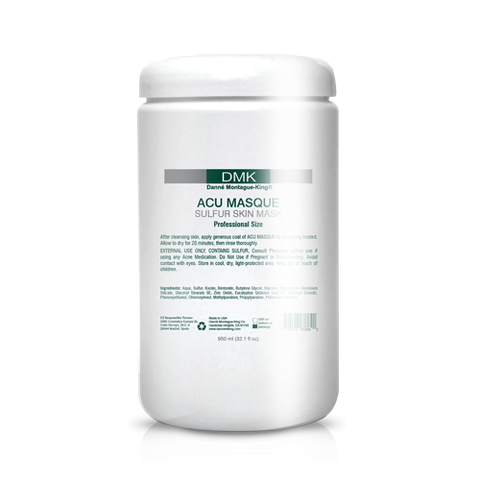 DMK ACU MASQUE 950ML / MẶT NẠ ĐẤT SÉT CHƯA LƯU HUỲNH GIÚP SẠCH SÂU LOẠI BỎ TẠP CHẤT, ĐỘC TỐ, CHỐNG VIÊM, GIẢM DẦU VÀ LÀM SÁCH VÙNG THÂM MỤN