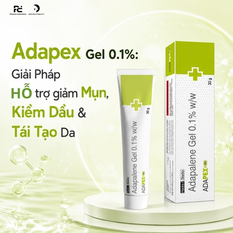 Adapex Gel 0.1%: Giải Pháp Trị Mụn, Kiềm Dầu & Tái Tạo Da Chuyên Sâu