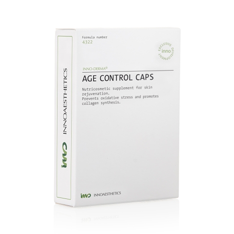 INNOAESTHETICS INNO-DERMA AGE CONTROL CAPS/ HẠT NHỤC ĐẬU KHẤU NÂNG CAO ĐỂ NGĂN NGỪA LÃO HÓA DA INNOAESTHETICS INNO-DERMA AGE CONTROL CAPS