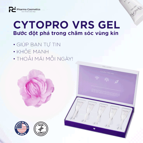 CYTOPRO VRS GEL / TẾ BÀO GỐC TRẺ HÓA VÙNG ÂM ĐẠO 