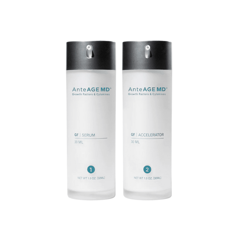 ANTEAGE MD SERUM AND ACCELERATOR/ BỘ SẢN PHẨM THÚC ĐẨY QUÁ TRÌNH TỰ PHỤC HỒI DA