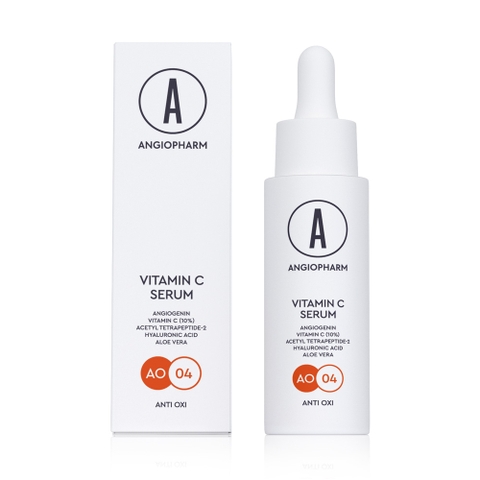 ANGIOPHARM Vitamin C Serum 30ml – Serum dưỡng sáng, chống oxy hóa và hỗ trợ cải thiện độ săn chắc
