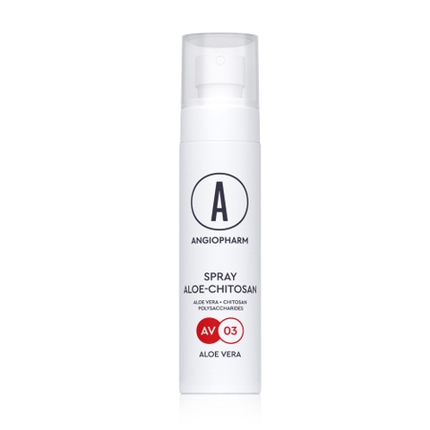 ANGIOPHARM Spray Aloe-Chitosan 100ml – Xịt dưỡng ẩm, làm dịu và hỗ trợ phục hồi hàng rào da