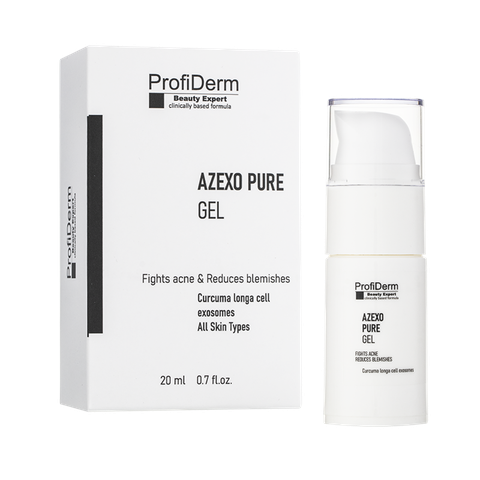 PROFIDERM AZEXO PURE GEL: Gel Đặc Trị Mụn & Sắc Tố - Kháng Khuẩn, Phục Hồi & Làm Sáng Da Đột Phá