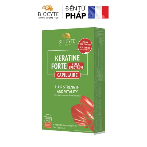 BIOCYTE KERATINE FORTE FULL SPECTRUM / VIÊN UỐNG KÍCH THÍCH MỌC TÓC, GIẢM RỤNG TÓC