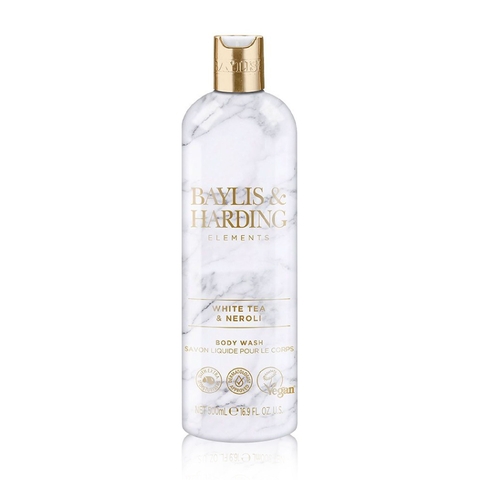 BAYLIS & HARDING ELEMENTS WHITE TEA AND NEROLI VODY WASH / SỮA TẮM LÀM SÁNG HỒNG RẠNG RỠ