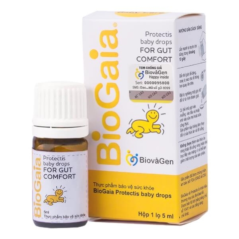 BIOGAIA PROTECTIS BABY DROPS / TĂNG SỨC ĐỀ KHÁNG, CẢI THIỆN TÁO BÓN, GIẢM TÁC DỤNG PHỤ KHI DÙNG KHÁNG SINH