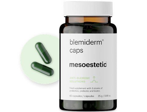 MESOESTETICS BLEMIDERM CAPS / VIÊN NANG HỖ TRỢ ĐIỀU TRỊ MỤN