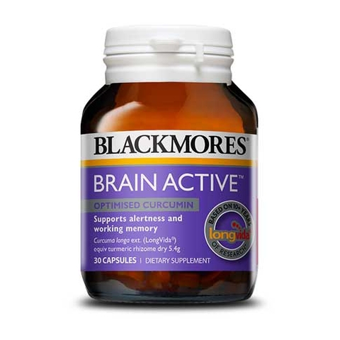 BLACKMORES BRAIN ACTIVE / VIÊN UỐNG CẢI THIỆN TRÍ NHỚ, SUY NHƯỢC THẦN KINH