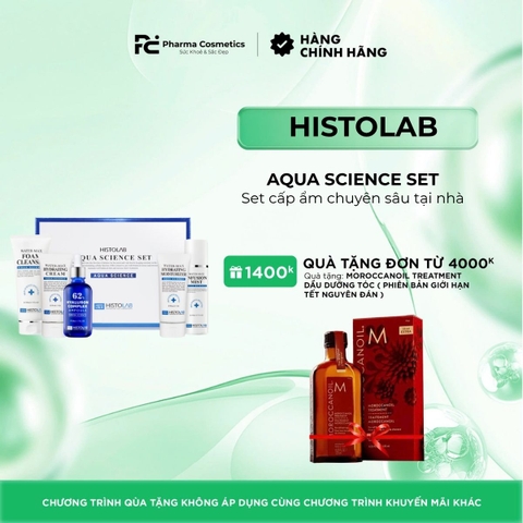 HISTOLAB AQUA SCIENCE SET / SET CẤP ẨM CHUYÊN SÂU TẠI NHÀ 