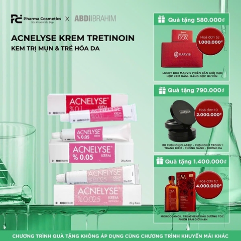 ACNELYSE KREM TRETINOIN 20G: Kem Trị Mụn & Trẻ Hóa Da