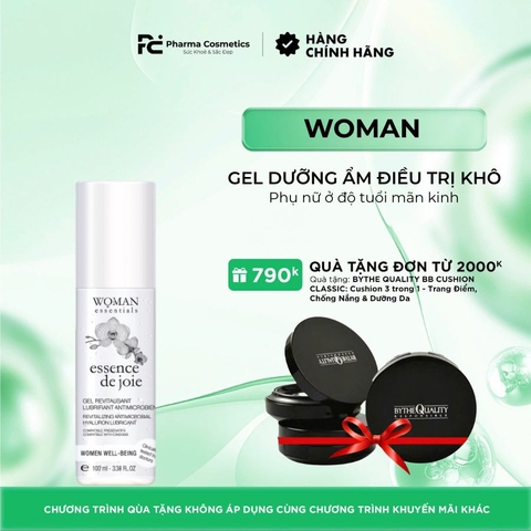 WOMAN ESENTIALS ESSENCE DE JOIE/ GEL DƯỠNG ẨM ĐIỀU TRỊ KHÔ VÙNG KÍN