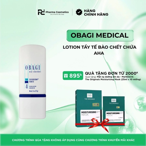 OBAGI NU-DERM FX EXFODERM FORTE / LOTION TẨY TẾ BÀO CHẾT CHỨA AHA  