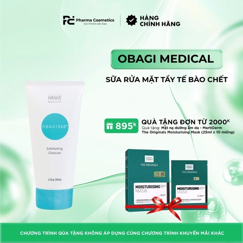OBAGI360 EXFOLIATING CLEANSER / SỮA RỬA MẶT TẨY TẾ BÀO CHẾT
