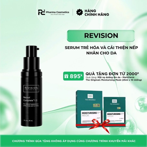 REVISION RETINOL COMPLETE 1.0 / SERUM TRẺ HÓA VÀ CẢI THIỆN NẾP NHĂN CHO DA MỚI BẮT ĐẦU SỬ DỤNG RETINOL
