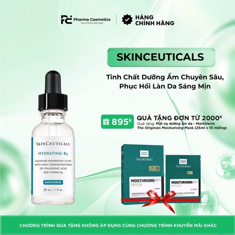 SKINCEUTICALS HYDRATING B5: Tinh Chất Dưỡng Ẩm Chuyên Sâu, Phục Hồi Làn Da Sáng Mịn