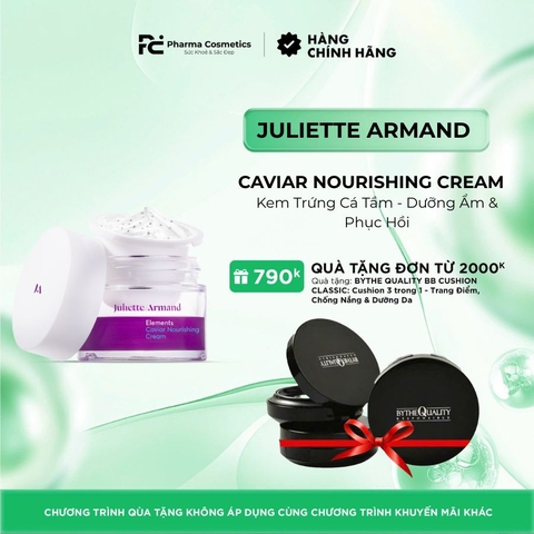JULIETTE ARMAND CAVIAR NOURISHING CREAM: Kem Trứng Cá Tầm - Dưỡng Ẩm, Phục Hồi & Tăng Cường Sức Sống Da