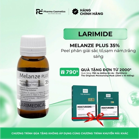 MELANZE PLUS 35% / PEEL PHÂN GIẢI SẮC TỐ, SẠM NÁM, TRẮNG SÁNG VỚI RETINOL C 
