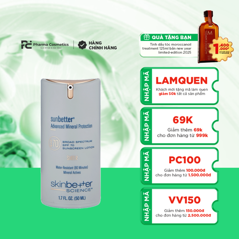 SHEER BROAD SPECTRUM SPF 70 LOTION/ KEM CHỐNG NẮNG CAO CẤP, BẢO VỆ DA TOÀN DIỆN VÀ LÊN LỚP NỀN ĐẸP