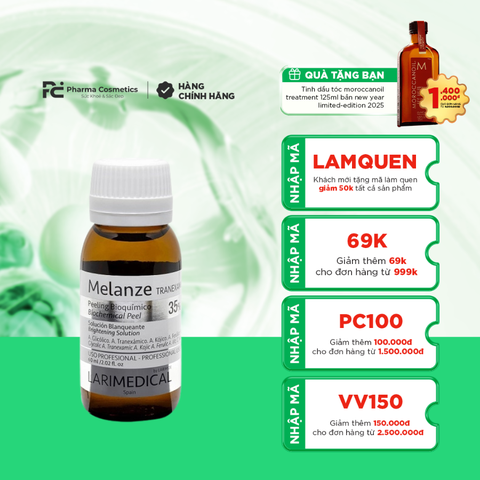 MELANZE TRANEXAMIC 35% / PEEL ĐIỀU TRỊ NÁM CHÂN SÂU VỚI TRANEXAMIC 