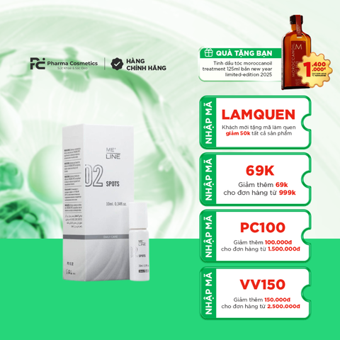 MELINE 02 SPOTS / HOẠT CHẤT ĐIỀU TRỊ NÁM ĐIỂM