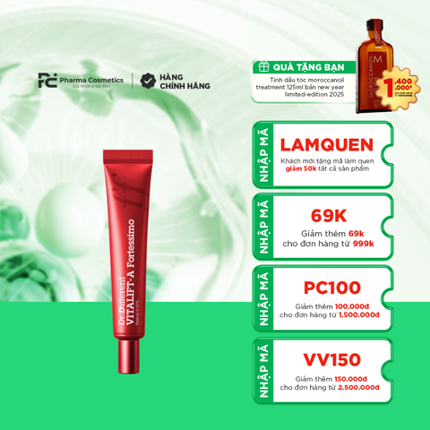 DR.DIFFERENT VITALIFT-A FORTESSIMO / KEM DƯỠNG CHỐNG LÃO HÓA,CẢI THIỆN NẾP NHĂN, GIẢM CHẠY XỆ ( Retinal 0.15%)