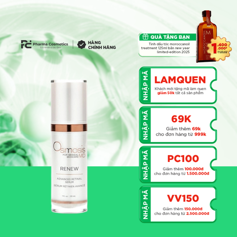 OSMOSIS MD RENEW ADVANCED RETINAL SERUM/ SERUM TÁI TẠO DA CHUYÊN SÂU OSMOSIS MD RENEW ADVANCED RETINAL SERUM